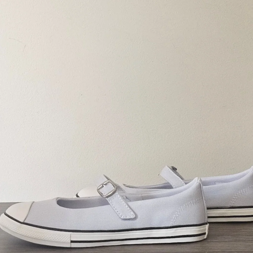 Converse Youth CTAS Dainty Mary Janes Size 3 Blueberry Ice A13445F NWT
